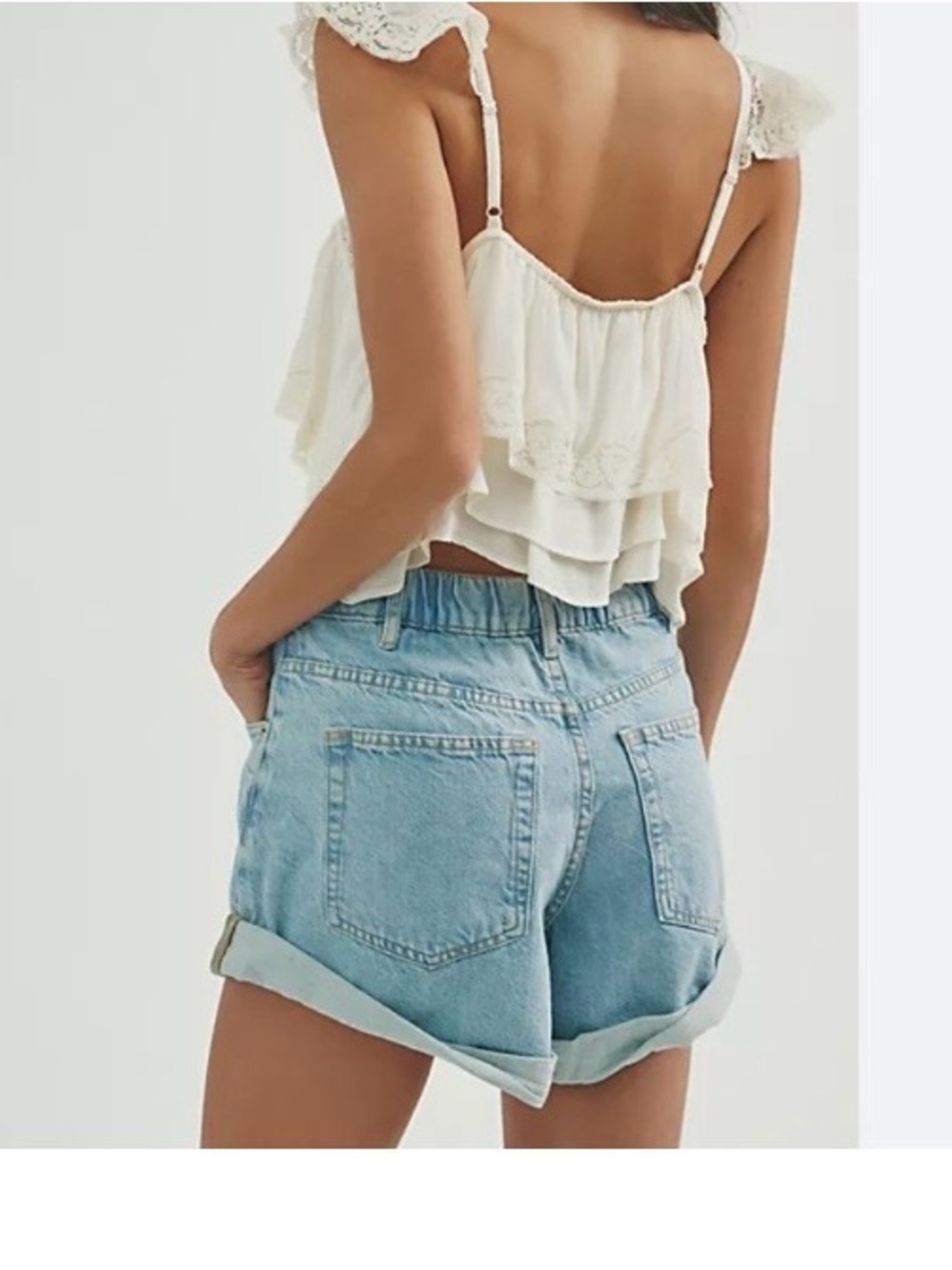 free people danni high rise short - Picture 3 of 12
